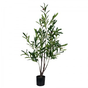 pak-316-000016 ΔΙΑΚΟΣΜΗΤΙΚΟ ΦΥΤΟ OLIVE TREE ΣΕ ΓΛΑΣΤΡΑ INART ΠΡΑΣΙΝΟ PP Υ120ΕΚ