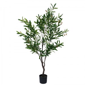 pak-316-000017 ΔΙΑΚΟΣΜΗΤΙΚΟ ΦΥΤΟ OLIVE TREE I ΣΕ ΓΛΑΣΤΡΑ INART ΠΡΑΣΙΝΟ PP Υ150ΕΚ