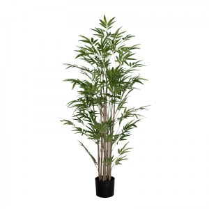 pak-316-000019 ΔΙΑΚΟΣΜΗΤΙΚΟ ΦΥΤΟ BAMBOO I ΣΕ ΓΛΑΣΤΡΑ INART ΠΡΑΣΙΝΟ PP Υ150ΕΚ