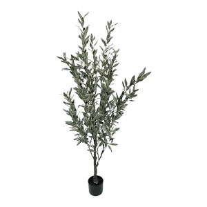 pak-316-000032 ΔΙΑΚΟΣΜΗΤΙΚΟ ΦΥΤΟ OLIVE TREE II ΣΕ ΓΛΑΣΤΡΑ INART ΠΡΑΣΙΝΟ PP Υ160ΕΚ
