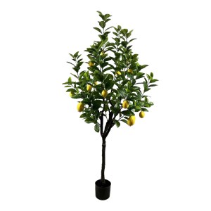 pak-316-000034 ΔΙΑΚΟΣΜΗΤΙΚΟ ΦΥΤΟ LEMON TREE ΣΕ ΓΛΑΣΤΡΑ INART ΠΡΑΣΙΝΟ PP Υ180ΕΚ