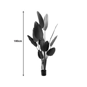 pak-316-000035-1 ΔΙΑΚΟΣΜΗΤΙΚΟ ΦΥΤΟ PALM TREE ΣΕ ΓΛΑΣΤΡΑ INART ΠΡΑΣΙΝΟ PP Υ180ΕΚ