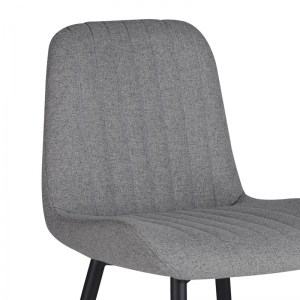 pak-320-000024-2 ΚΑΡΕΚΛΑ VERSA PAKOWORLD ΓΚΡΙ-ΜΠΛΕ ΥΦΑΣΜΑ-ΠΟΔΙ ΜΑΥΡΟ ΜΕΤΑΛΛΟ 54X63.5X84ΕΚ