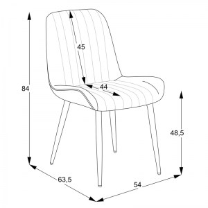 pak-320-000024-5 ΚΑΡΕΚΛΑ VERSA PAKOWORLD ΓΚΡΙ-ΜΠΛΕ ΥΦΑΣΜΑ-ΠΟΔΙ ΜΑΥΡΟ ΜΕΤΑΛΛΟ 54X63.5X84ΕΚ