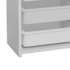 pak-321-000064-4 ΣΥΡΤΑΡΙΕΡΑ ΜΕ ΚΑΛΑΘΙΑ TOYLI PAKOWORLD ΛΕΥΚΟ ΜΕΛΑΜΙΝΗΣ 45X30X78ΕΚ