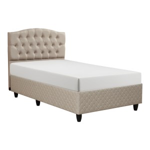 pak-322-000025 ΚΡΕΒΑΤΙ LANSE I PAKOWORLD ΣΕ ΚΡΕΜ ΑΠΟΧΡΩΣΗ 120X200ΕΚ
