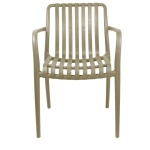 pak-326-000007-3 ΠΟΛΥΘΡΟΝΑ KARMEN PAKOWORLD PP ΣΕ CAPPUCINO ΑΠΟΧΡΩΣΗ 58.5X54X80ΕΚ