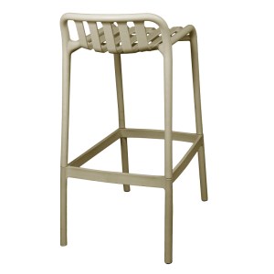 pak-326-000009-1 ΣΚΑΜΠΟ ΜΠΑΡ LAUDRE PAKOWORLD PP ΣΕ ΑΠΟΧΡΩΣΗ CAPPUCINO 56X36X87ΕΚ