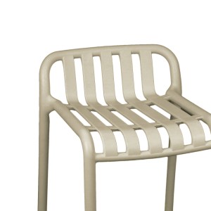 pak-326-000009-4 ΣΚΑΜΠΟ ΜΠΑΡ LAUDRE PAKOWORLD PP ΣΕ ΑΠΟΧΡΩΣΗ CAPPUCINO 56X36X87ΕΚ