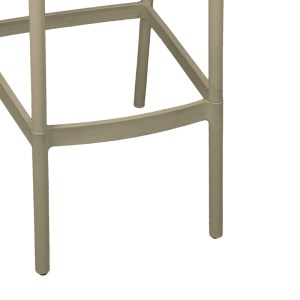 pak-326-000009-5 ΣΚΑΜΠΟ ΜΠΑΡ LAUDRE PAKOWORLD PP ΣΕ ΑΠΟΧΡΩΣΗ CAPPUCINO 56X36X87ΕΚ
