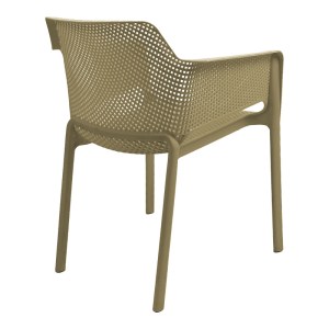 pak-326-000028-1 ΠΟΛΥΘΡΟΝΑ OVIEZ PAKOWORLD PP ΣΕ CAPPUCCINO ΑΠΟΧΡΩΣΗ 59X58X79ΕΚ