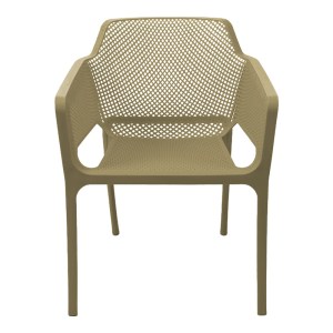 pak-326-000028-3 ΠΟΛΥΘΡΟΝΑ OVIEZ PAKOWORLD PP ΣΕ CAPPUCCINO ΑΠΟΧΡΩΣΗ 59X58X79ΕΚ