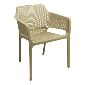 pak-326-000028 ΠΟΛΥΘΡΟΝΑ OVIEZ PAKOWORLD PP ΣΕ CAPPUCCINO ΑΠΟΧΡΩΣΗ 59X58X79ΕΚ