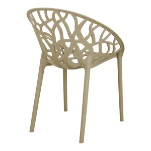 pak-326-000030-1 ΠΟΛΥΘΡΟΝΑ DAREN PAKOWORLD PP ΣΕ CAPPUCCINO ΑΠΟΧΡΩΣΗ 59X60X79,5ΕΚ