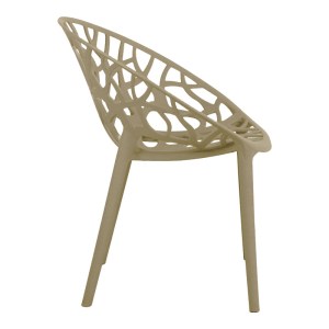 pak-326-000030-2 ΠΟΛΥΘΡΟΝΑ DAREN PAKOWORLD PP ΣΕ CAPPUCCINO ΑΠΟΧΡΩΣΗ 59X60X79,5ΕΚ