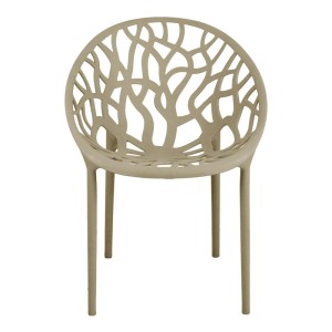 pak-326-000030-3 ΠΟΛΥΘΡΟΝΑ DAREN PAKOWORLD PP ΣΕ CAPPUCCINO ΑΠΟΧΡΩΣΗ 59X60X79,5ΕΚ