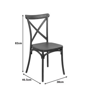 pak-326-000046-4 ΚΑΡΕΚΛΑ CROSSIE PAKOWORLD ΣΤΟΙΒΑΖΟΜΕΝΗ PP ΣΕ ΣΚΟΥΡΟ ΠΡΑΣΙΝΟ ΑΠΟΧΡΩΣΗ 38X46.5X82ΕΚ