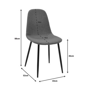 pak-327-000005-4 ΚΑΡΕΚΛΑ BELLA PAKOWORLD ΑΝΟΙΧΤΟ ΓΚΡΙ ΜΕ ΜΠΕΖ ΥΦΑΣΜΑ-ΠΟΔΙ ΦΥΣΙΚΟ ΜΕΤΑΛΛΟ 43X52X88ΕΚ