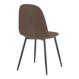 pak-327-000006-1 ΚΑΡΕΚΛΑ BELLA PAKOWORLD ΚΑΦΕ ΥΦΑΣΜΑ-ΠΟΔΙ ΜΑΥΡΟ ΜΕΤΑΛΛΟ 43X52X88ΕΚ