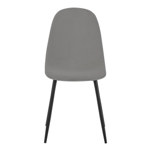 pak-327-000010-3 ΚΑΡΕΚΛΑ BELLA PAKOWORLD ΑΝΟΙΧΤΟ ΓΚΡΙ ΒΕΛΟΥΔΟ ΥΦΑΣΜΑ-ΠΟΔΙ ΜΑΥΡΟ ΜΕΤΑΛΛΟ 43X52X88ΕΚ