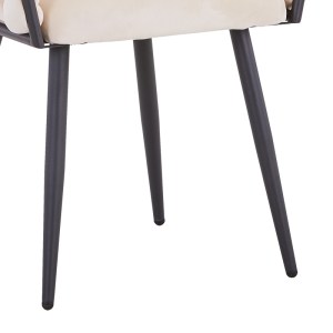 pak-327-000022-5 ΚΑΡΕΚΛΑ VIVIAN PAKOWORLD ΜΠΕΖ ΒΕΛΟΥΔΟ-ΠΟΔΙ ΜΑΥΡΟ ΜΕΤΑΛΛΟ 61X55X80ΕΚ