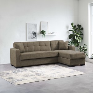 pak-328-000007-1 ΓΩΝΙΑΚΟΣ ΚΑΝΑΠΕΣ-ΚΡΕΒΑΤΙ ΜΕ ΑΠΟΘΗΚΕΥΤΙΚΟ ΧΩΡΟ KANSOS PAKOWORLD ΚΑΦΕ ΥΦΑΣΜΑ 235X150X80ΕΚ