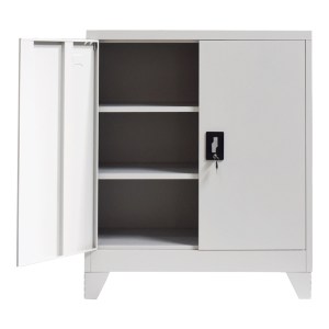 pak-329-000008-2 ΝΤΟΥΛΑΠΙ ΜΕ ΜΕΤΑΛΛΙΚΑ ΠΟΔΙΑ ARMON PAKOWORLD ΑΝΟΙΧΤΟ ΓΚΡΙ ΑΛΟΥΜΙΝΙΟ 90X45X100ΕΚ