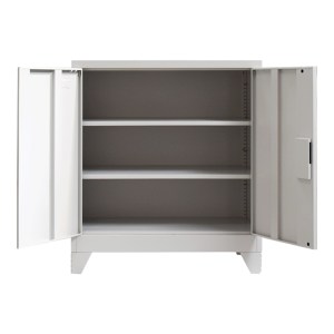 pak-329-000008-3 ΝΤΟΥΛΑΠΙ ΜΕ ΜΕΤΑΛΛΙΚΑ ΠΟΔΙΑ ARMON PAKOWORLD ΑΝΟΙΧΤΟ ΓΚΡΙ ΑΛΟΥΜΙΝΙΟ 90X45X100ΕΚ