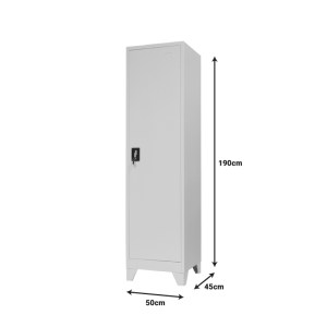 pak-329-000009-3 ΝΤΟΥΛΑΠΑ-ΣΤΗΛΗ ΜΕ ΜΕΤΑΛΛΙΚΑ ΠΟΔΙΑ KOYA PAKOWORLD ΑΝΟΙΧΤΟ ΓΚΡΙ ΑΛΟΥΜΙΝΙΟ 50X45X190ΕΚ