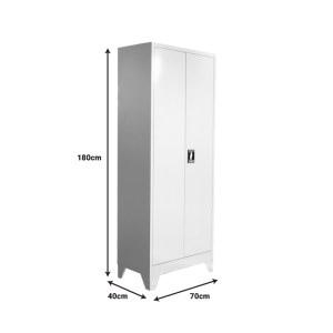 pak-329-000012-3 ΜΕΤΑΛΛΙΚΗ ΝΤΟΥΛΑΠΑ UGREN I PAKOWORLD ΣΕ ΑΠΟΧΡΩΣΗ ΑΝΟΙΧΤΟ ΓΚΡΙ 70X40X180ΕΚ