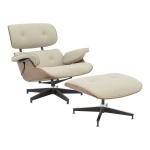 pak-332-000007 ΠΟΛΥΘΡΟΝΑ-ΥΠΟΠΟΔΙΟ RELAX JENNA PAKOWORLD ΜΠΕΖ PU- PLYWOOD ΚΑΡΥΔΙ-ΒΑΣΗ ΧΡΩΜΙΟΥ 82X92X82ΕΚ