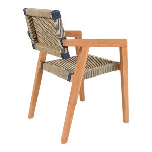 pak-333-000005-1 ΠΟΛΥΘΡΟΝΑ SALAMA PAKOWORLD ΣΚΕΛΕΤΟΣ TEAK ΞΥΛΟ ΣΕ ΦΥΣΙΚΗ ΑΠΟΧΡΩΣΗ ΚΑΙ ΚΡΕΜ-ΜΑΥΡΟ ΣΧΟΙΝΙ 57X60X85ΕΚ