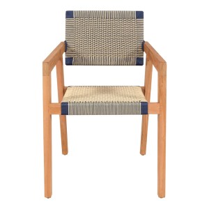 pak-333-000005-3 ΠΟΛΥΘΡΟΝΑ SALAMA PAKOWORLD ΣΚΕΛΕΤΟΣ TEAK ΞΥΛΟ ΣΕ ΦΥΣΙΚΗ ΑΠΟΧΡΩΣΗ ΚΑΙ ΚΡΕΜ-ΜΑΥΡΟ ΣΧΟΙΝΙ 57X60X85ΕΚ