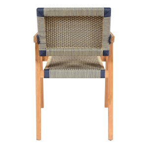 pak-333-000005-4 ΠΟΛΥΘΡΟΝΑ SALAMA PAKOWORLD ΣΚΕΛΕΤΟΣ TEAK ΞΥΛΟ ΣΕ ΦΥΣΙΚΗ ΑΠΟΧΡΩΣΗ ΚΑΙ ΚΡΕΜ-ΜΑΥΡΟ ΣΧΟΙΝΙ 57X60X85ΕΚ