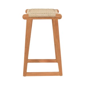 pak-333-000006-2 ΣΚΑΜΠΟ KUZA PAKOWORLD ΣΚΕΛΕΤΟΣ TEAK ΞΥΛΟ ΚΑΙ ΣΧΟΙΝΙ ΣΕ ΦΥΣΙΚΗ ΑΠΟΧΡΩΣΗ 40X42X66ΕΚ