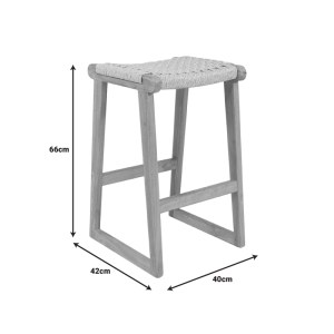 pak-333-000006-3 ΣΚΑΜΠΟ KUZA PAKOWORLD ΣΚΕΛΕΤΟΣ TEAK ΞΥΛΟ ΚΑΙ ΣΧΟΙΝΙ ΣΕ ΦΥΣΙΚΗ ΑΠΟΧΡΩΣΗ 40X42X66ΕΚ