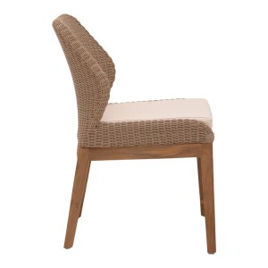 pak-334-000004-2 ΚΑΡΕΚΛΑ SWINTON PAKOWORLD ΣΚΕΛΕΤΟΣ ΑΛΟΥΜΙΝΙΟΥ ΜΕ TEAK ΠΟΔΙ ΣΕ ΦΥΣΙΚΗ ΑΠΟΧΡΩΣΗ ΚΑΙ ΚΡΕΜ ΥΦΑΣΜΑ 53X63X86ΕΚ