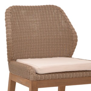pak-334-000004-4 ΚΑΡΕΚΛΑ SWINTON PAKOWORLD ΣΚΕΛΕΤΟΣ ΑΛΟΥΜΙΝΙΟΥ ΜΕ TEAK ΠΟΔΙ ΣΕ ΦΥΣΙΚΗ ΑΠΟΧΡΩΣΗ ΚΑΙ ΚΡΕΜ ΥΦΑΣΜΑ 53X63X86ΕΚ