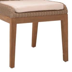 pak-334-000004-5 ΚΑΡΕΚΛΑ SWINTON PAKOWORLD ΣΚΕΛΕΤΟΣ ΑΛΟΥΜΙΝΙΟΥ ΜΕ TEAK ΠΟΔΙ ΣΕ ΦΥΣΙΚΗ ΑΠΟΧΡΩΣΗ ΚΑΙ ΚΡΕΜ ΥΦΑΣΜΑ 53X63X86ΕΚ