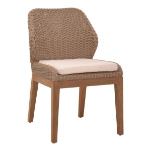 pak-334-000004 ΚΑΡΕΚΛΑ SWINTON PAKOWORLD ΣΚΕΛΕΤΟΣ ΑΛΟΥΜΙΝΙΟΥ ΜΕ TEAK ΠΟΔΙ ΣΕ ΦΥΣΙΚΗ ΑΠΟΧΡΩΣΗ ΚΑΙ ΚΡΕΜ ΥΦΑΣΜΑ 53X63X86ΕΚ