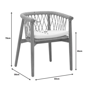 pak-334-000005-7 ΠΟΛΥΘΡΟΝΑ ABBY PAKOWORLD ΣΚΕΛΕΤΟΣ ΑΠΟ TEAK ΞΥΛΟ ΣΕ ΦΥΣΙΚΗ ΑΠΟΧΡΩΣΗ ΚΑΙ ΚΡΕΜ ΜΑΞΙΛΑΡΙ 60X58X78ΕΚ