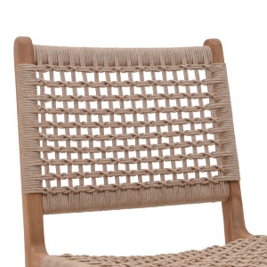 pak-334-000006-5 ΚΑΡΕΚΛΑ ROVER PAKOWORLD ΣΚΕΛΕΤΟΣ ΑΠΟ TEAK ΞΥΛΟ ΣΕ ΦΥΣΙΚΗ ΑΠΟΧΡΩΣΗ ΚΑΙ ΜΠΕΖ BAANA ΞΥΛΟ 50X60X86ΕΚ