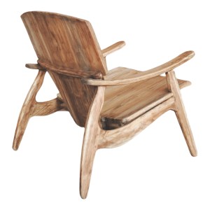 pak-335-000001-1 ΠΟΛΥΘΡΟΝΑ BRAZIN PAKOWORLD ΦΥΣΙΚΟ TEAK ΞΥΛΟ 72X71X77ΕΚ
