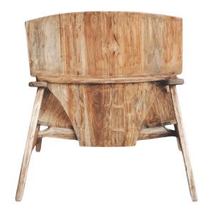 pak-335-000001-4 ΠΟΛΥΘΡΟΝΑ BRAZIN PAKOWORLD ΦΥΣΙΚΟ TEAK ΞΥΛΟ 72X71X77ΕΚ