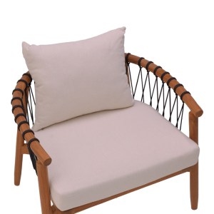 pak-335-000004-5 ΠΟΛΥΘΡΟΝΑ HARIBO PAKOWORLD ΦΥΣΙΚΟ TEAK ΞΥΛΟ-ΜΑΥΡΟ ΣΧΟΙΝΙ-ΛΕΥΚΟ ΜΑΞΙΛΑΡΙ 80X76X72ΕΚ