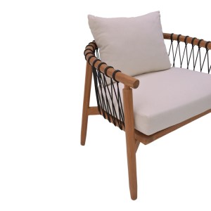 pak-335-000004-6 ΠΟΛΥΘΡΟΝΑ HARIBO PAKOWORLD ΦΥΣΙΚΟ TEAK ΞΥΛΟ-ΜΑΥΡΟ ΣΧΟΙΝΙ-ΛΕΥΚΟ ΜΑΞΙΛΑΡΙ 80X76X72ΕΚ