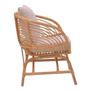 pak-335-000011-2 ΠΟΛΥΘΡΟΝΑ CAXEN PAKOWORLD ΦΥΣΙΚΟ RATTAN-ΛΕΥΚΟ ΜΑΞΙΛΑΡΙ 72X63X75ΕΚ