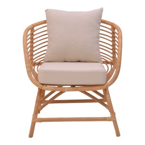 pak-335-000011-3 ΠΟΛΥΘΡΟΝΑ CAXEN PAKOWORLD ΦΥΣΙΚΟ RATTAN-ΛΕΥΚΟ ΜΑΞΙΛΑΡΙ 72X63X75ΕΚ
