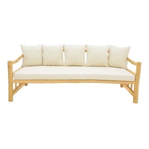 pak-335-000021-1 ΚΑΝΑΠΕΣ ROZIANA PAKOWORLD ΦΥΣΙΚΟ TEAK ΞΥΛΟ 210X100X80ΕΚ