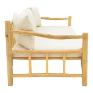 pak-335-000021-2 ΚΑΝΑΠΕΣ ROZIANA PAKOWORLD ΦΥΣΙΚΟ TEAK ΞΥΛΟ 210X100X80ΕΚ
